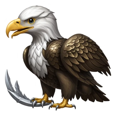 Silver Elder Scrolls Online eagle eating its tail Ouroboro sticker