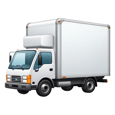 White box truck sticker