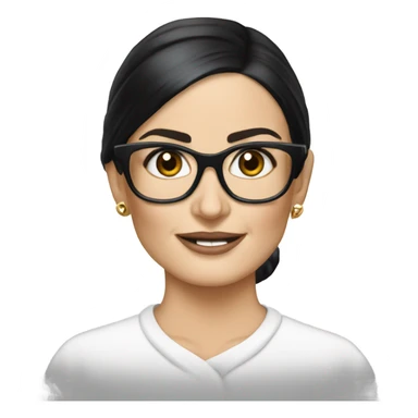 Demi Moore realistic sticker