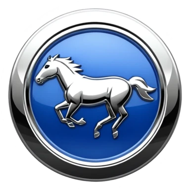 Ford mustang logo emoji sticker