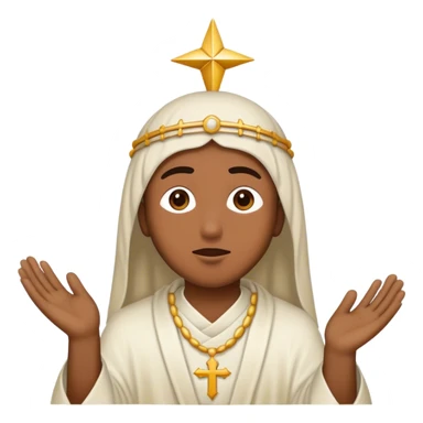 human reaching epiphany sticker