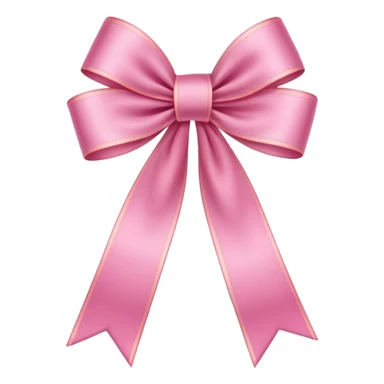 Coquette long thin ribbon sticker