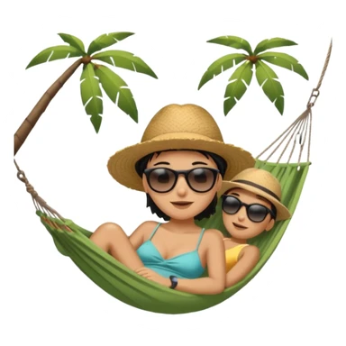 take the last image and make the hole bigger, and the hammock smaller sticker