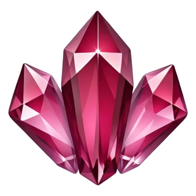 Crystals Burgundy sticker