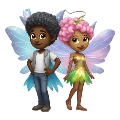 Berlin ￼ And Aviv as a fairy ￼￼￼ sticker