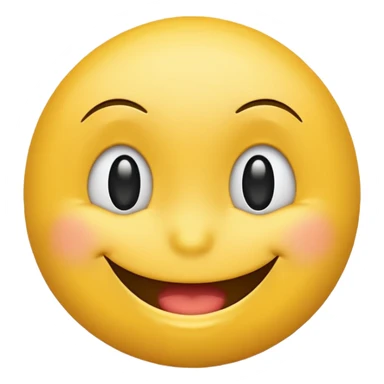 Smiley emoji teasing sticker