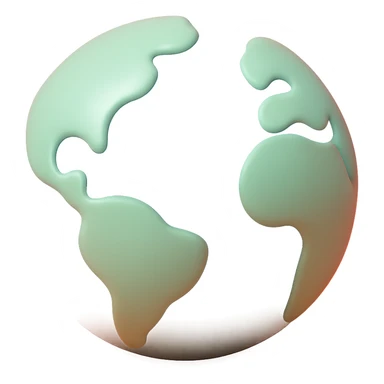 realistic earth-like planet vinyl figure style sticker