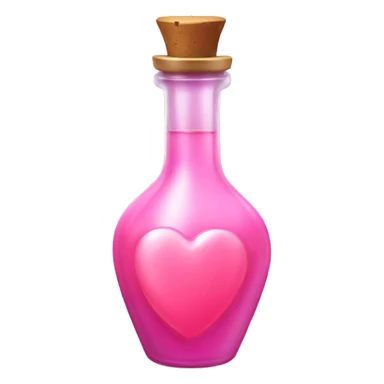 pink heart potion sticker