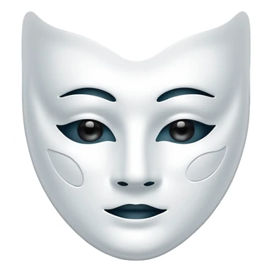 a sheet of white mask pack for face skincare beauty, except on the face, transpalent holes on eyes and mouth side sticker