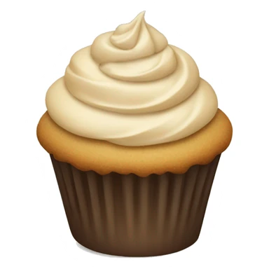 beige cupcake sticker