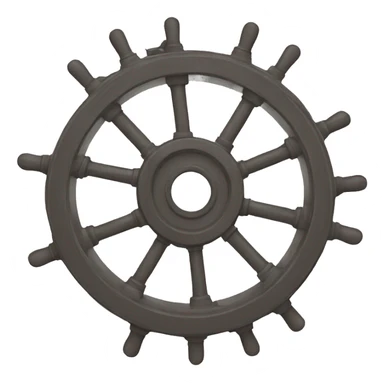 boat wheel sticker