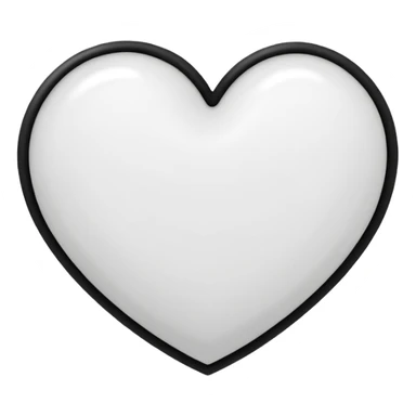 heart black and white doodle  sticker