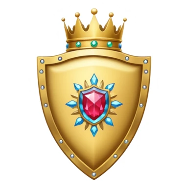 Create a Shield / Crown that represents confidence sticker