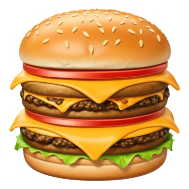 Triple Cheeseburger sticker