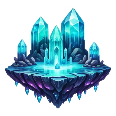 Epic rare complex iridescent crystallized extraterrestrial odd gloomy bioluminescent bizarre aesthetic-scenery sticker