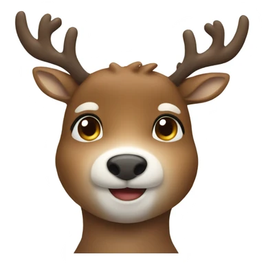Cute reindeer  sticker