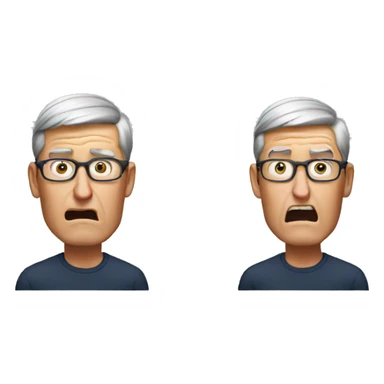 tim cook is shocked sticker