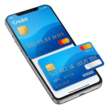 Mobile payment – smartphone with payment app sticker