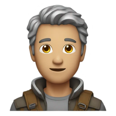 a man with a meta quest 2 sticker