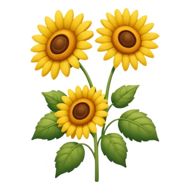 sonnenblumenstrauch  ohne personen, aber mit daum ok zeichen sticker