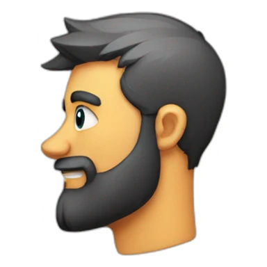 neck beard gamer sticker