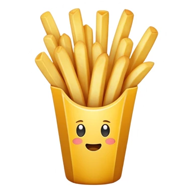 french fry sticker