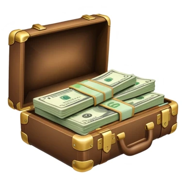 case with cash sticker