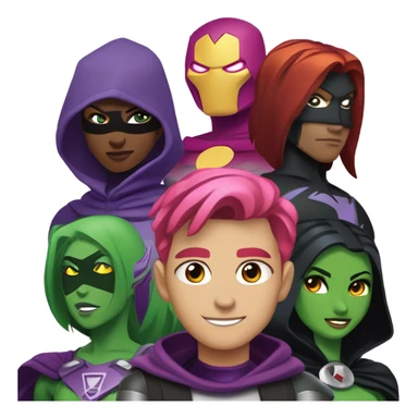 Teen titans sticker