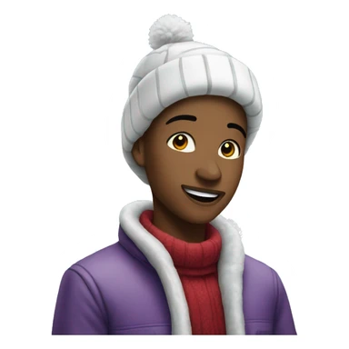 Winter Christmas wonderland sticker