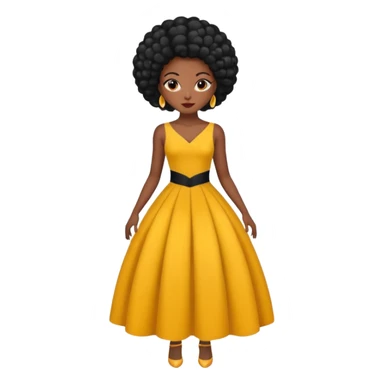 Black girl looking like a diva  sticker