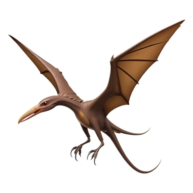Cinematic Noble Pterodactyl Portrait Emoji, Poised and soaring, with a slender, aerodynamic body, expansive leathery wings outstretched, a long pointed beak, and keen, piercing eyes that exude aerial grace, Simplified yet sharply defined features, highly detailed, glowing with a soft, ethereal radiance, high shine, intelligent and commanding, stylized with an air of prehistoric flight mastery, focused and graceful, soft glowing outline, capturing the essence of a watchful and confident Pterodactyl that appears ready to glide out of the screen with effortless majesty! sticker