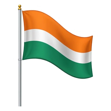 Northern Ireland flag on a pole sticker