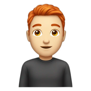 man red hair 眼镜 sticker