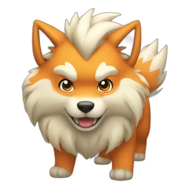 Arcanine sticker