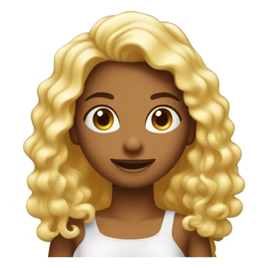 criar um emoji de uma mulher usando um shampoo escrito seda na embalagem, enquanto seu cabelo fica voando ao vento. sticker