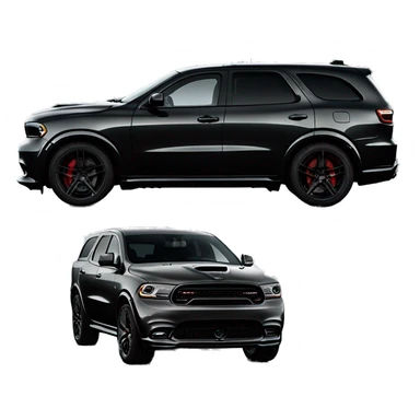 Dodge Durango srt 2024 black sticker