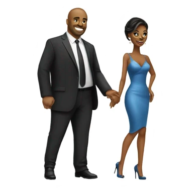 lady in stilettos with man sticker