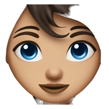 Brunette girl with blue eyes sipping red wine in a night robe  sticker