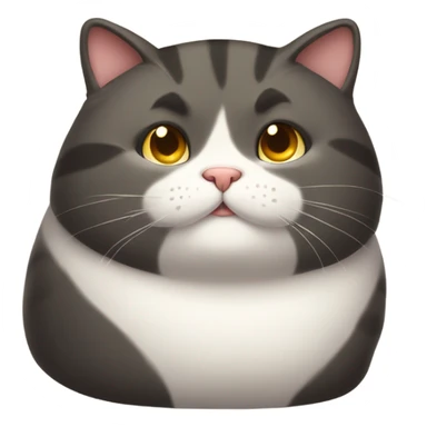 Super Duper Fat Cat sticker