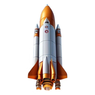  Cinematic Realistic Rocket Launch – A powerful, fiery scene of a massive rocket lifting off, its engines producing a bright, billowing inferno. The metallic body gleams in the sunlight, with intricate paneling and realistic textures bringing out its engineering marvel. Thick clouds of smoke and steam rise as it ascends into the sky. sticker