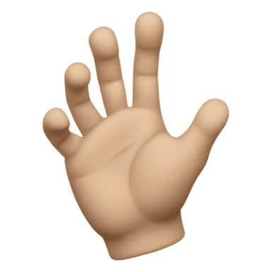 Hand ready to throw a slipper sticker