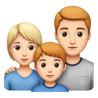 Two sons one daughter  sticker