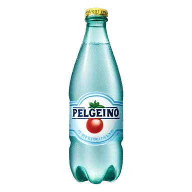 A bottle of pellegrino sparkling water sticker