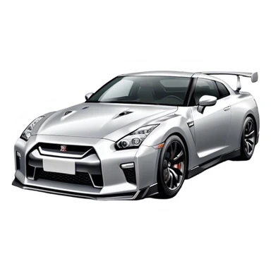 Nissan GT-R - Nissan (Model Year: 2022) (Iconic colour: Silver) sticker