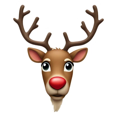Rudolph, the rednosed reindeer sticker
