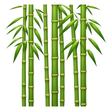 Bamboo Grove – Tall bamboo stalks swaying together.
 sticker