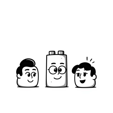 A collection of Lego-style bricks with different facial expressions sticker