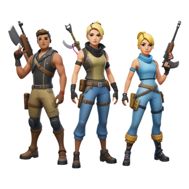 Fortnite trio sticker