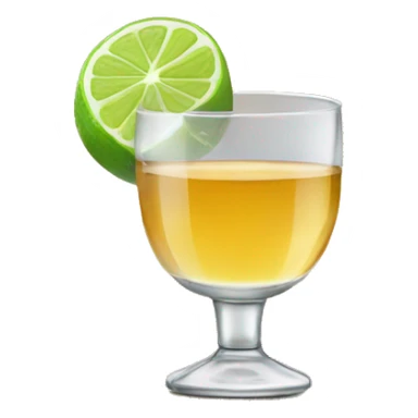 Shot of tequila sticker