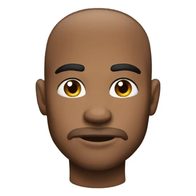 muscular man wih jawline sticker